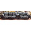Image 1 : ITALSOFA LEATHER COUCH AND ITALSOFA LOVE SEAT