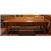 Image 1 : VINTAGE MAPLE COFFEE TABLE 49" X 23" X 16"
