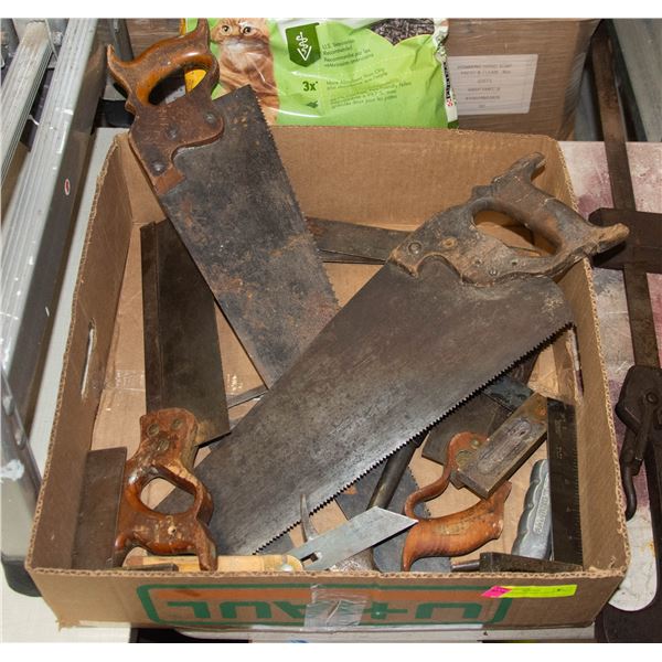 VINTAGE SAWS AND TOOLS