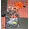 Image 1 : 25 FT ORANGE CORD & 15 FT BLACK CORD