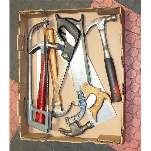 FLAT OF SAWS AND HAMMERS