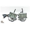 Image 1 : 2 WORK LIGHTS (SUITABLE FOR WET LOCATIONS)