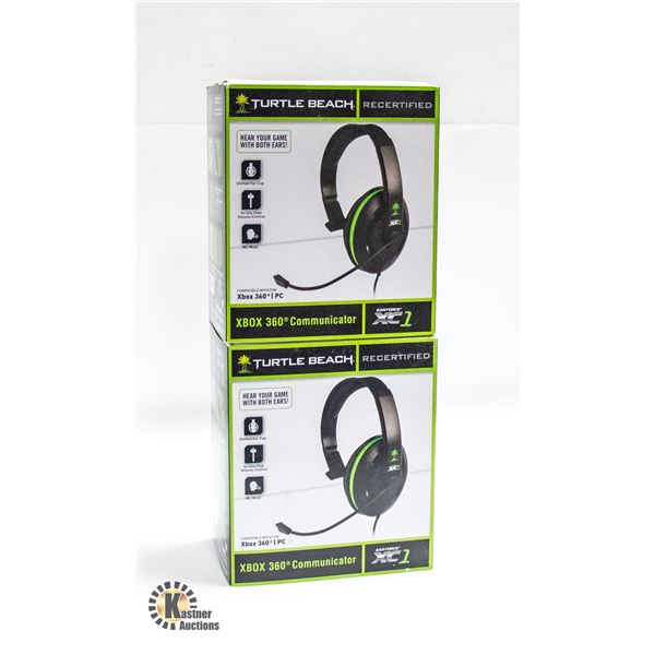 NEW (2) TURTLE BEACH RECERTIFIED