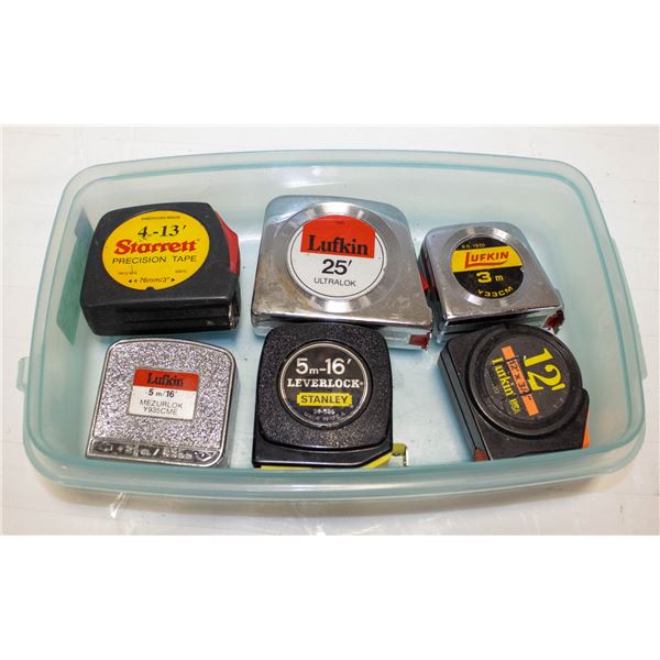 6 TAPE MEASURES