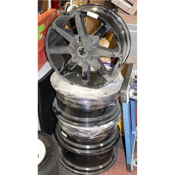 SET OF FOUR 20" 6-BOLT RIMS