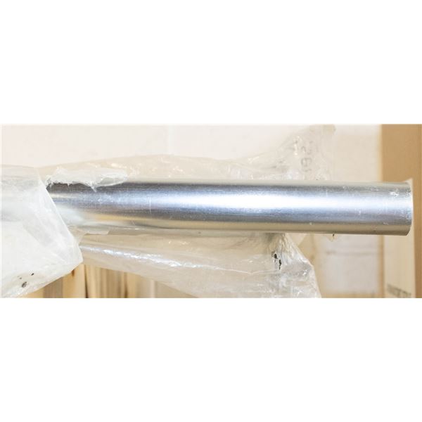 THREE NEW ADJUSTABLE CLOSET RODS 48" TO 72"