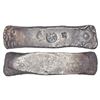 Image 1 : Ancient India: Archaic silver punch marked 'bent bar' coin, attributed to 'Gandhara Janapada', (c.60