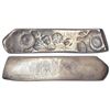 Image 1 : Ancient India: Archaic silver punch marked 'bent bar' coin, attributed to 'Gandhara Janapada', (c.60