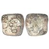 Image 1 : Ancient India: Archaic silver punch-marked coin - Bihar series, generally attributed to 'Magadha Jan