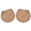 Image 1 : Ancient India: Terracotta 'bulla', imitating a Roman coin design, most likely from Deccan, Satavahan