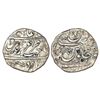 Image 1 : Independent Kingdoms: Maratha Confederacy, domains of the Peshwas - silver rupee in the name of Alam