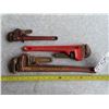 Image 1 : 3 Pipe wrenches - 10", 14", 18"