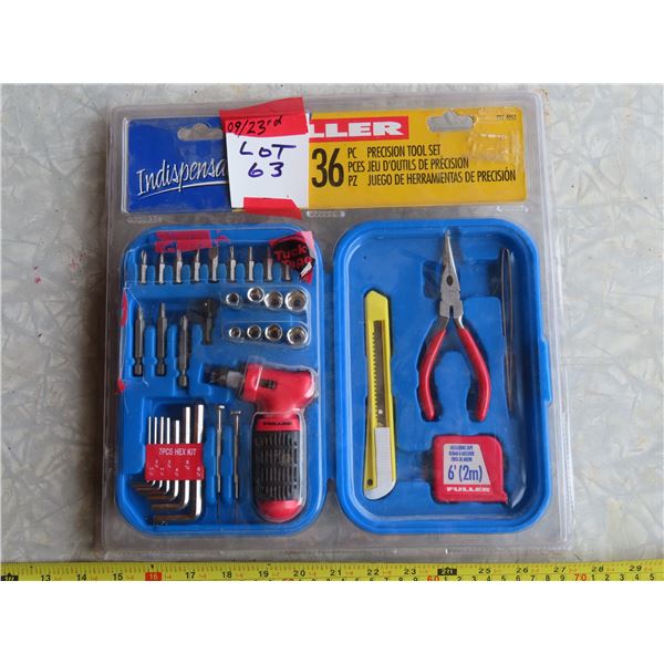 36pc Precision tool set
