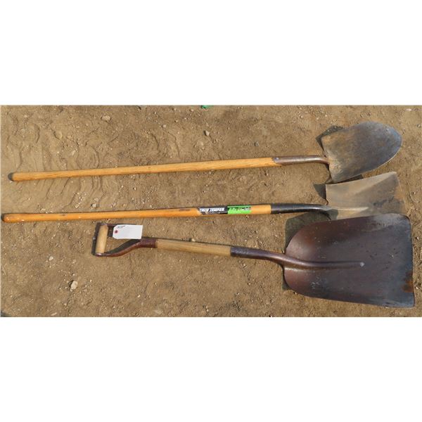 Spade, Square shovel, short handled wide shovel