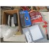 Image 1 : battery tester, vacuum bags, metal folder, metal box, etc.