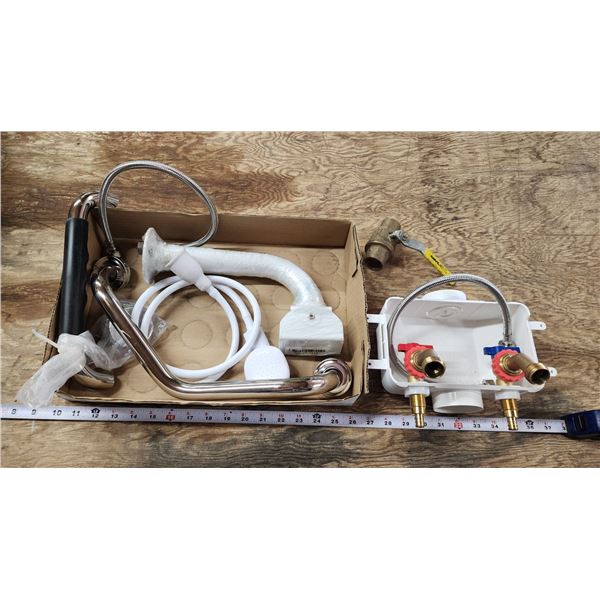 Assorted Shower/Bathroom Parts - Showerhead etc..