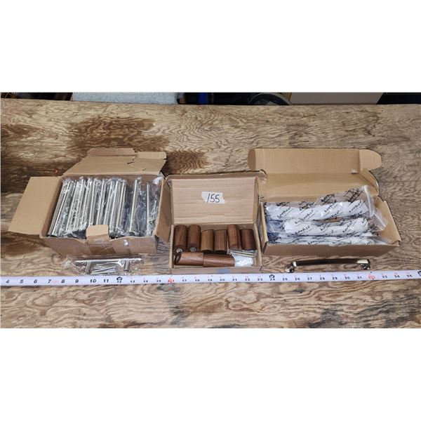 Assorted Cabinet Handles/Knobs & Coat Hanger Hooks - New