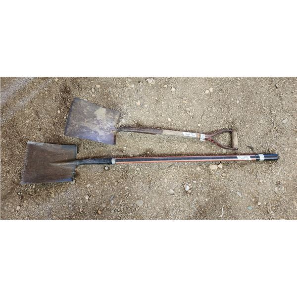 Pair of Metal Shovels