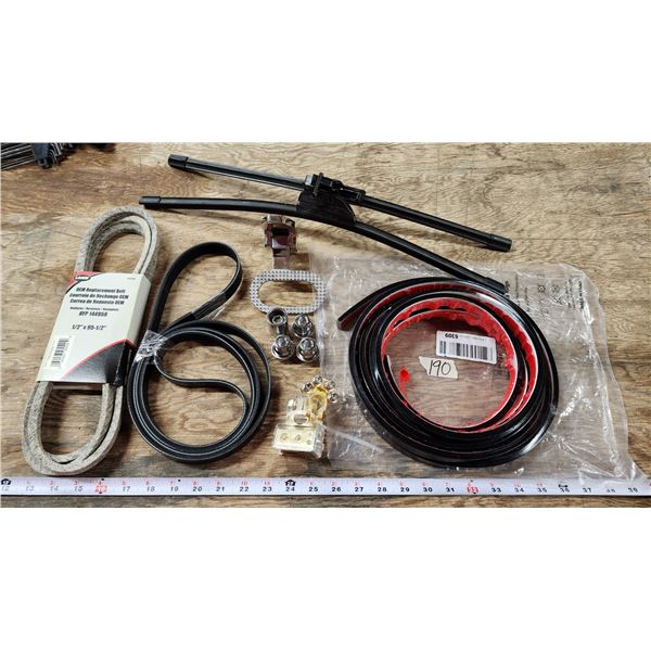 Assorted car parts and accessories - most new or like new