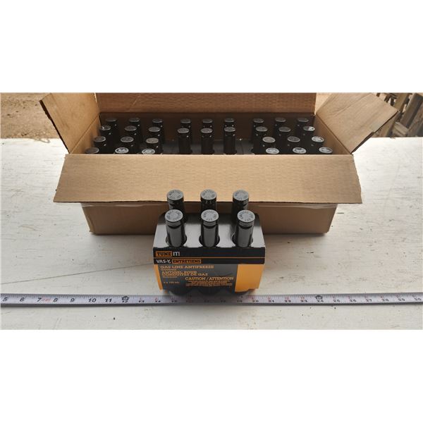 Case of 36 bottles of Gas line Anti-Freeze