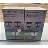 Image 1 : Pair of Solar lamp post lights - 2 ea, new in boxes