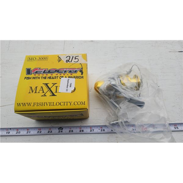 Velocity, Maximo fishing reel - new in box