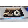 Misc items - 4 wheels, emergency kit and clevis