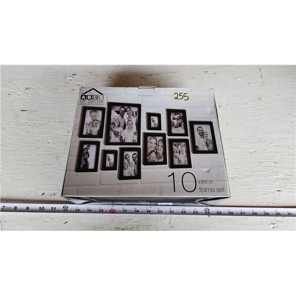 New 10pc picture frame set - in box