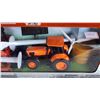 Image 3 : New Kubota skid steer and tractor toy play set