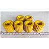 Image 2 : 6pc yellow plastic, fittings/couplers/sleeves?