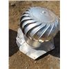 Image 1 : Silver colored/Aluminum Whirly Bird Vent 12" diameter