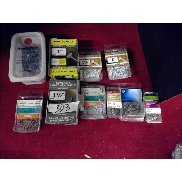 Nail + Finishing Nail Lot