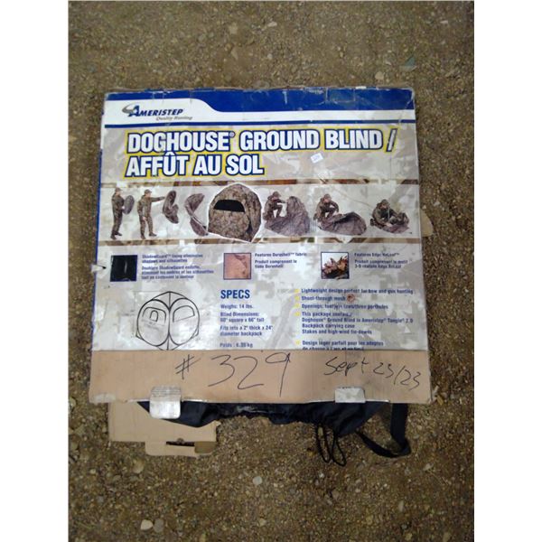 Original Doghouse Pop Up Ground Blind (EUC)