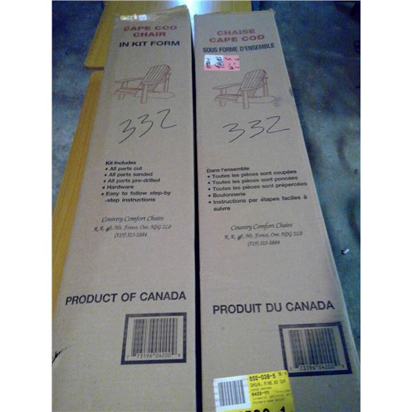 2 Cape Cod Chairs 2 new kits Schmalz Auctions