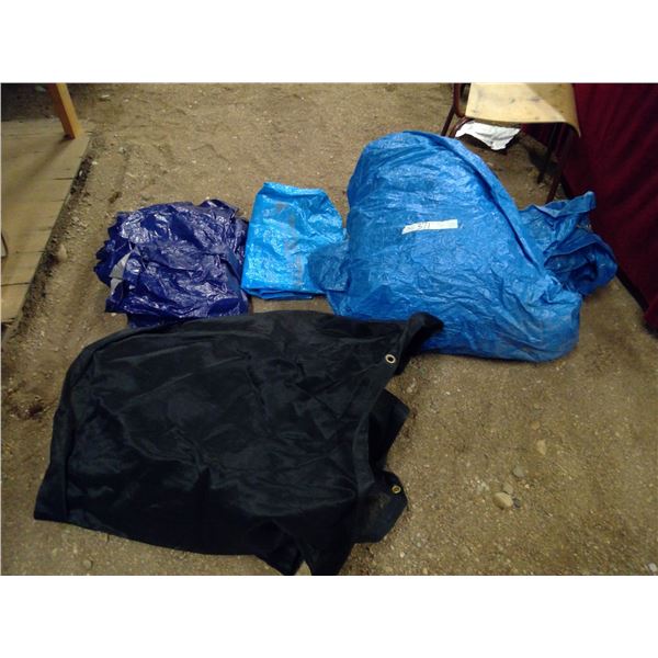 3 tarps and mesh
