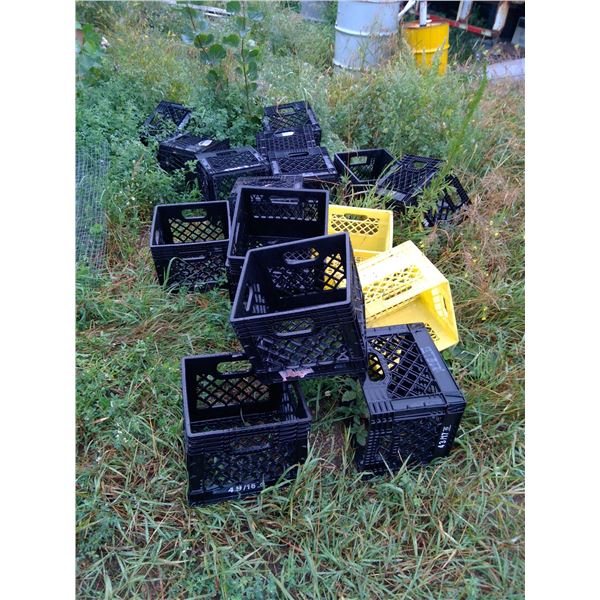 17 Milk crates