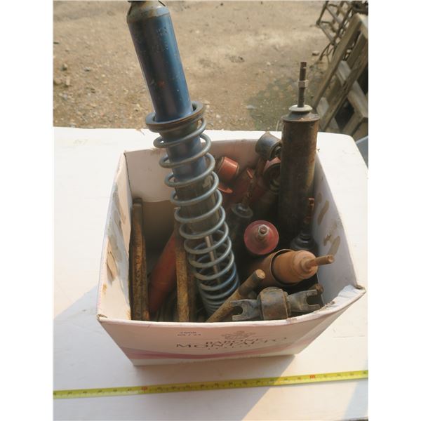 lot of hydraulic shocks and u-bolts
