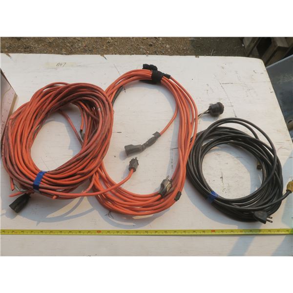 lot of extension cords - working condition