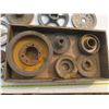 Image 5 : lot of assorted pulleys