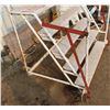 Image 2 : 47.25"x 36.5"x 87.5" Metal ladder with wheels