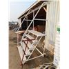 Image 5 : 47.25"x 36.5"x 87.5" Metal ladder with wheels