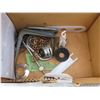 Image 5 : Box of MiTek USP Brace Brackets and assorted hinges and hardware