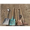 Image 1 : Lot of shovels/garden hoe/ & cane