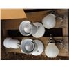 Image 2 : Box of assorted lights - bulbs and fixtures