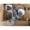 Image 5 : Lot of partial box of nails and box of assorted nails/screw/bolts/etc.