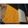 Image 4 : Roll of Yellow carpet - Approximately 11ft long + Edging and trim - approximately 80"long