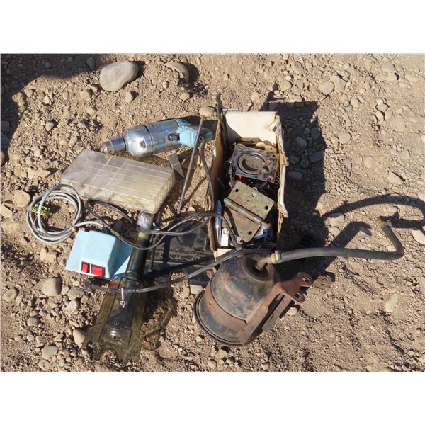 Box of assorted parts/tools/hardware/etc.