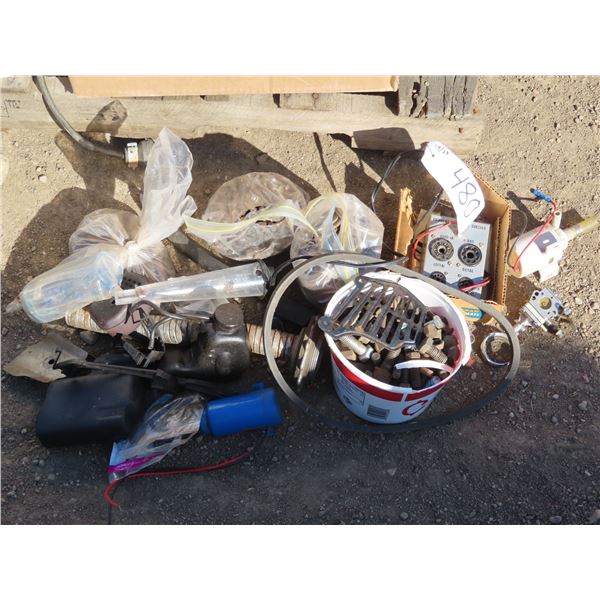 Box of nuts/bolts/ Misc. parts