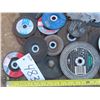 Image 2 : Lot of assorted saw blades and grinder blades