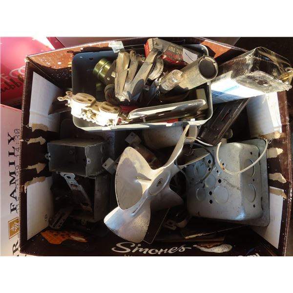Box of assorted electrical componants